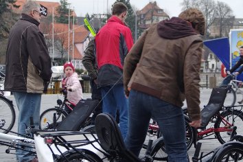 Auf der Hafenpromenade in Eckernförde