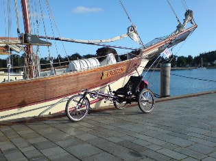 Auf der Hafenpromenade in Eckernförde