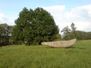 'Traumboot' am Altmühlsee, Altmühltal-Radweg