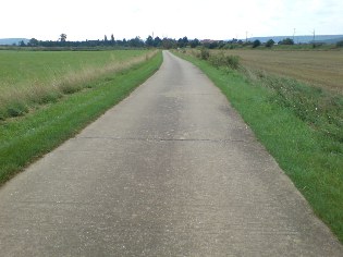 Altmühltal-Radweg unweit von Ehlheim