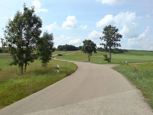 Altmühltal-Radweg bei Meuchlein