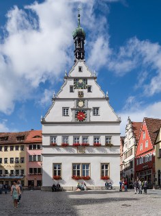 Ratstrinkstube in Rothenburg ob der Tauber, Altmühltal-Radweg