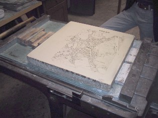 Lithografie - Altmühltal-Radweg