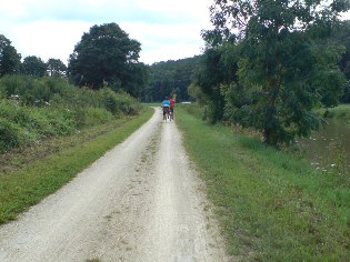 Altmühltal-Radweg bei Solnhofen