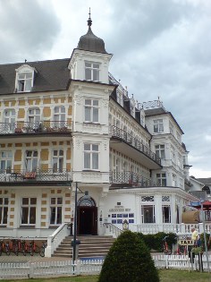 Bäderarchitektur in Ahlbeck auf Usedom