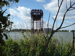 Ruine der Hubbrücke in Karnin