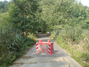 Unterwegs auf dem Radweg Berlin - Usedom - hier nahe Marienwerder