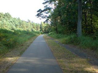 Radweg Berlin - Usedom zwischen Peenemünde und Karlshagen