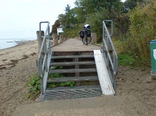 Osteeküsten-Radweg am Niendorfer Strand