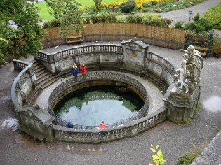 Donauquelle in Donaueschingen, Donau-Radweg