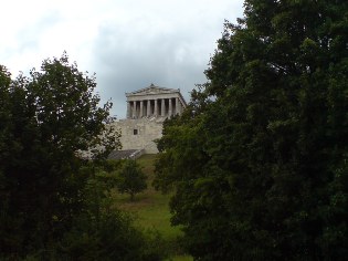 Walhalla in Donaustauf, Donau-Radweg