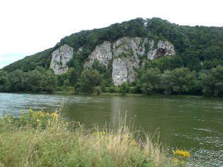 Am Donau-Radweg kurz nach Herrnsaal