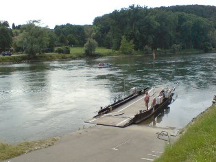 Fähre in Kloster Weltenburg am Donau-Radweg