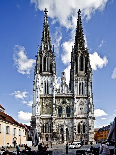 Dom in Regensburg, Donau-Radweg