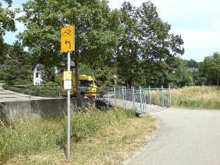 Donau-Radweg zwischen Donauwörth und Zirgesheim