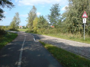 Auf der Flaeming-Skate® bei Kloster Zinna