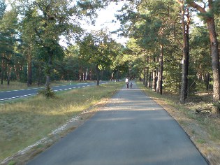 Unterwegs auf der Flaeming-Skate nach Stülpe