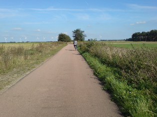 Unterwegs auf der Flaeming-Skate