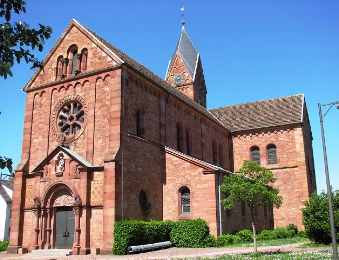 Kirche St. Nikolaus in Wörth am Main, Main-Radweg