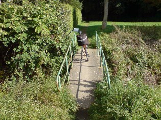 Brücke in Garz - Ostsee-Radweg auf der Insel Rügen