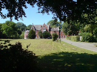 Schloss Parow am Ostsee-Radweg