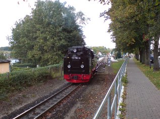 Rasender Roland in Binz auf Rügen