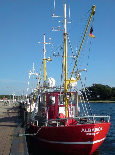 Im Hafen von Schaprode auf Rügen