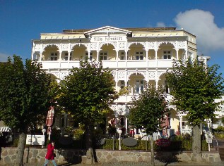 Villa Fernsicht in Sellin am Ostsee-Radweg auf der Insel Rügen