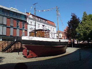 Meeresmuseum in Stralsund am Ostsee-Radweg