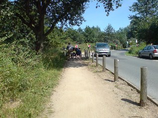 Stau auf dem Ostsee-Radweg