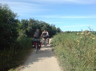 Unterwegs auf dem Ostsee-Radweg von Born nach Wieck