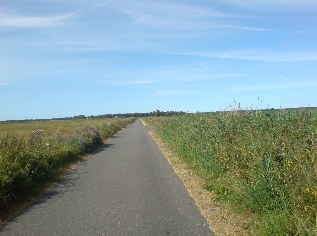 Unterwegs auf dem Ostsee-Radweg von Wieck nach Prerow