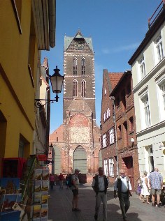 Turm der Marienkirche in Wismar