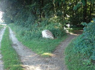 Unterwegs auf dem Ostsee-Radweg: Wegweiser in Wolgast