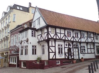 Kneipe Porticus in Flensburg, Ostseeküsten-Radweg