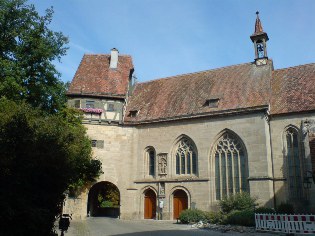 Unterwegs auf dem Radweg Liebliches Taubertal: Klingentor in Rothenburg ob der Tauber